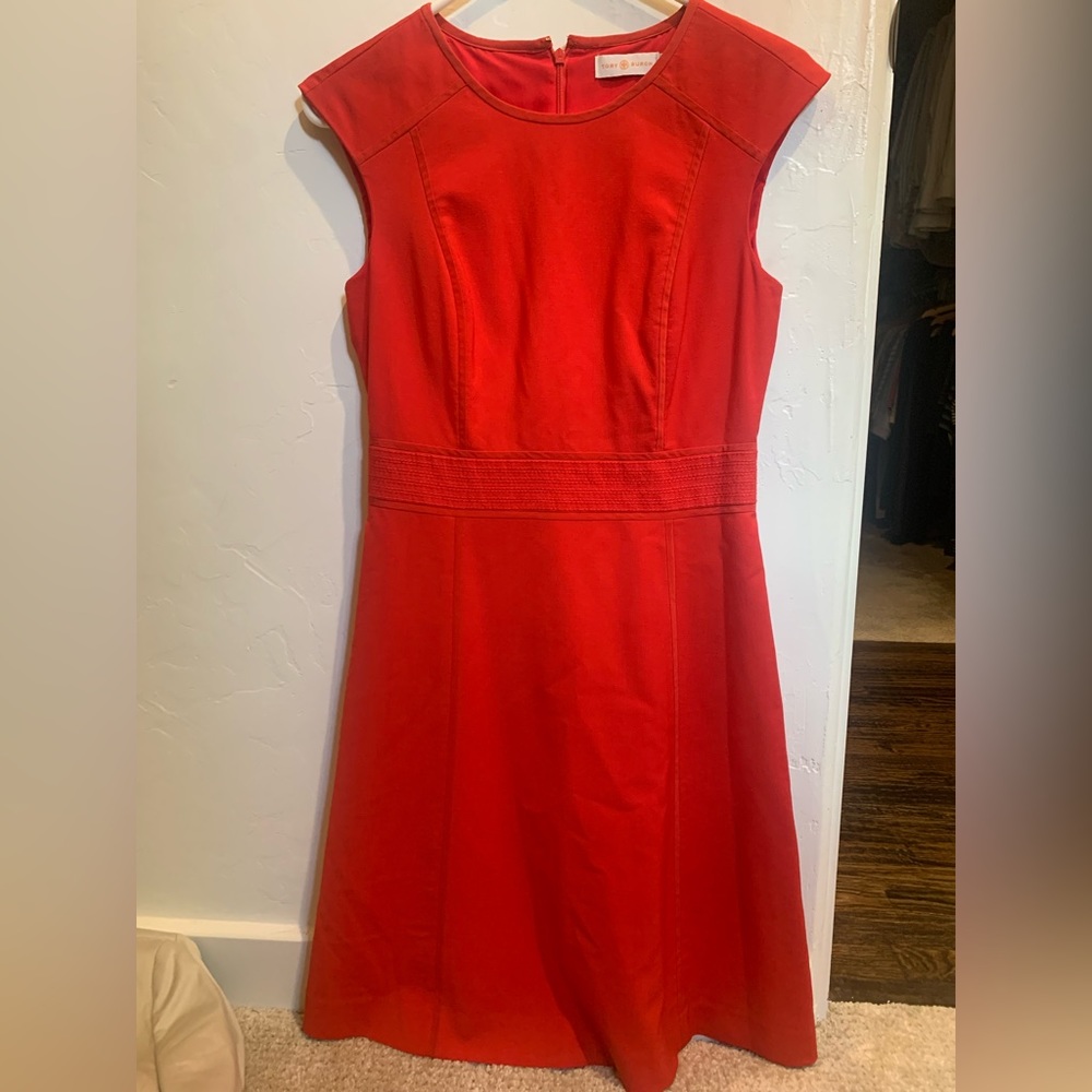Perfect red dress by Tory Burch